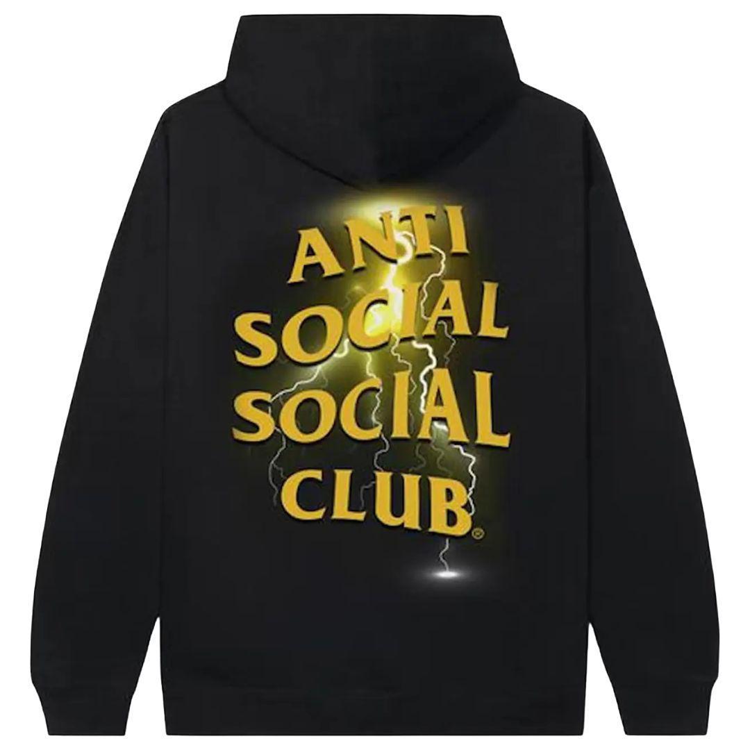 ANTI SOCIAL SOCIAL CLUB TWISTA HOODIE BLACK/YELLOW