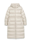 GUBBINO MONCLER DONNA LUNGO BIANCO