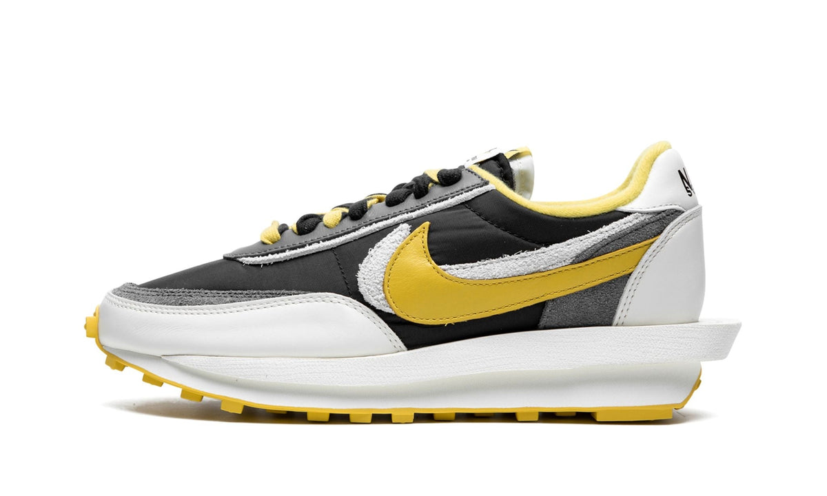 NIKE LD WAFFLE X SACAI UNDERCOVER BLACK BRIGHT CITRON