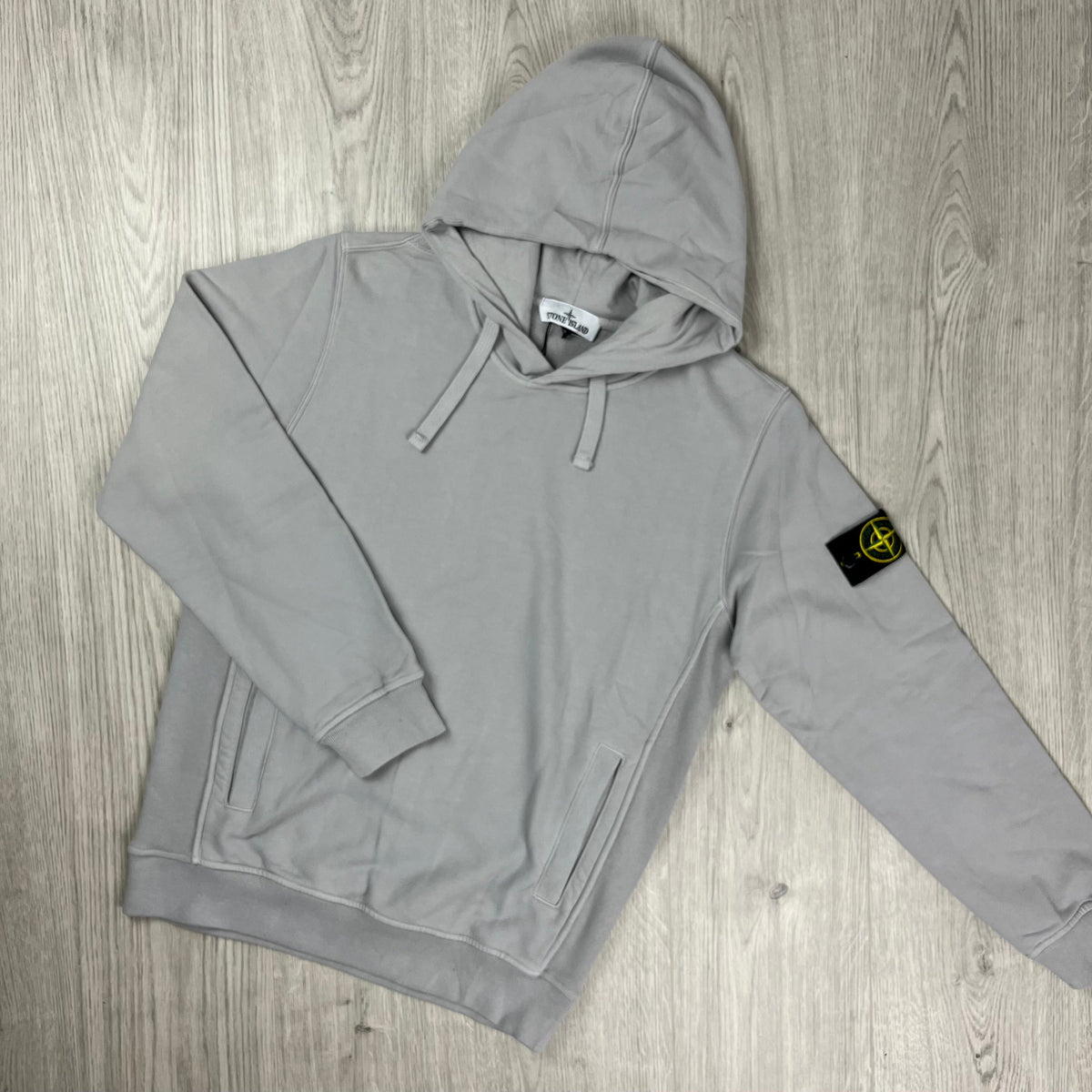 Stone Island Dyed Hoodie - Grey Castmark