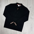 Burberry 'Pace' Knit Polo Shirt - Black