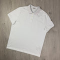 Moncler Contrast Polo Shirt - White