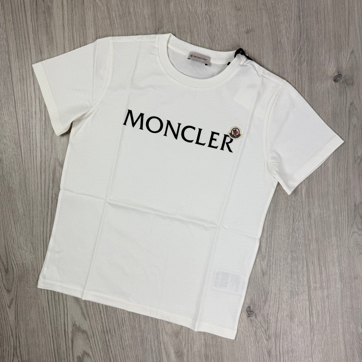 Moncler Junior Printed T-Shirt - White