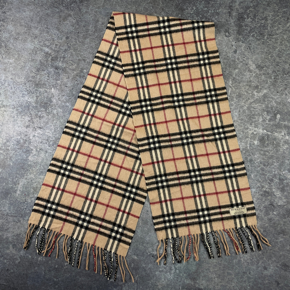 Burberry Cashmere Scarf Beige