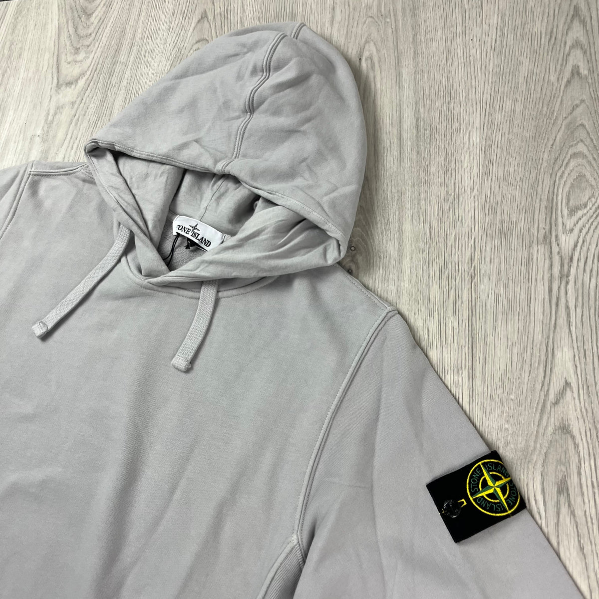 Stone Island Dyed Hoodie - Grey Castmark