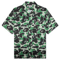 ABC Camo Open Collar S/S Shirt - Green