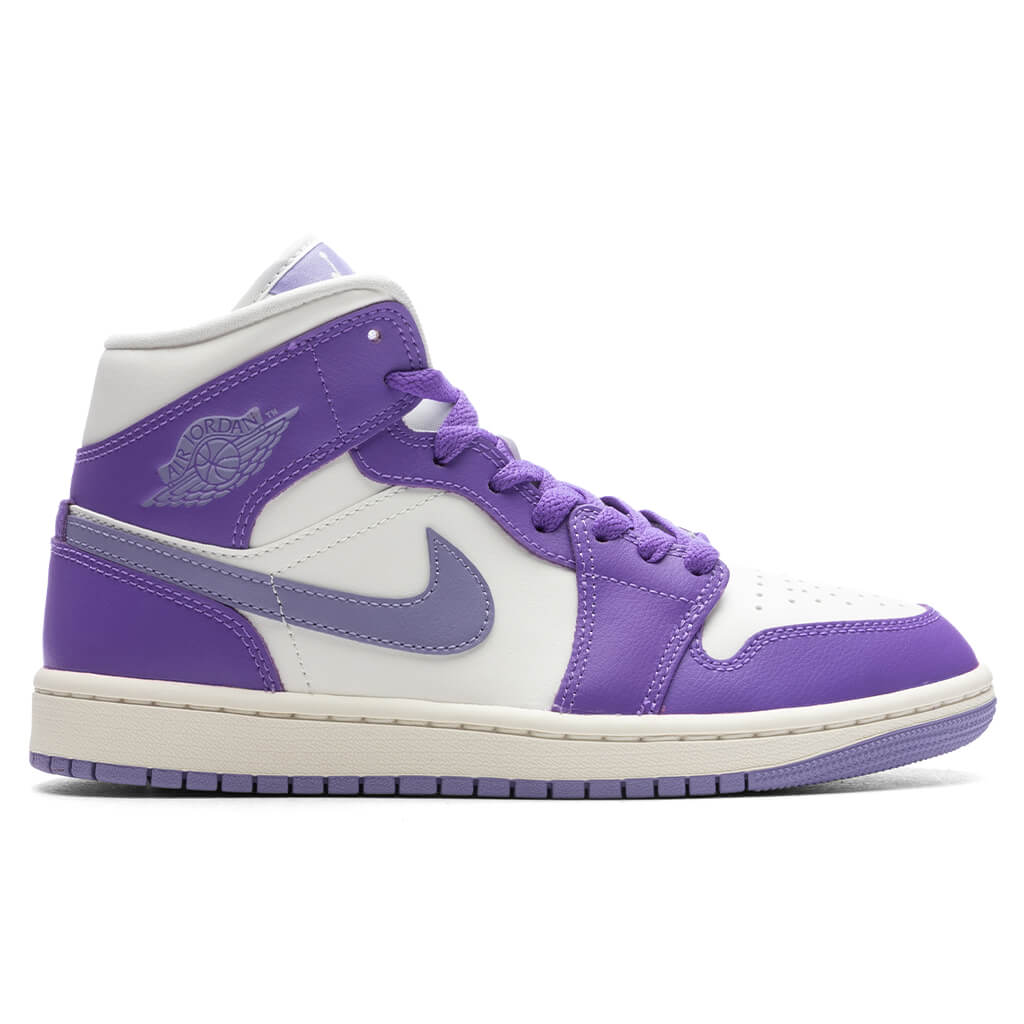 Women's Air Jordan 1 Mid - Action Grape/Sky J Purple/Sail
