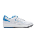 Air Jordan 2 Retro Low (GS) - White/University Blue/Cement Grey
