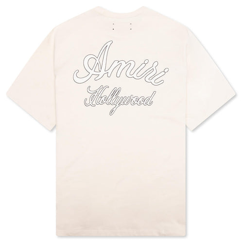 Amiri Hollywood Tee - Alabaster