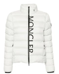 GUBBINO MONCLER DONNA BIANCO CON SCRITTA NERA