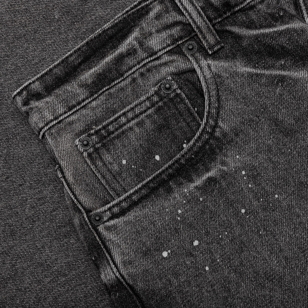 Berry Wide Denim Short - Vintage Black