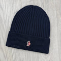 Moncler Grenoble Wool Beanie - Navy