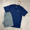 Nike 'Miler' Set - Navy/Smoke Grey