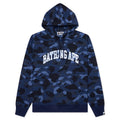 Color Camo Pullover Hoodie - Navy