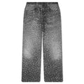 20K Swarovski Diamond Boro Jean - Black