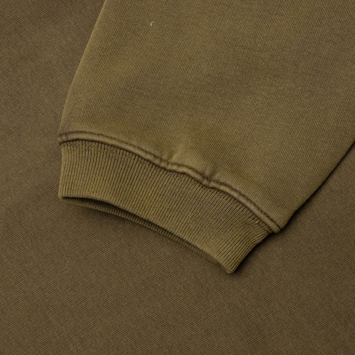 Faded Graphic Zip Hoodie - Olive