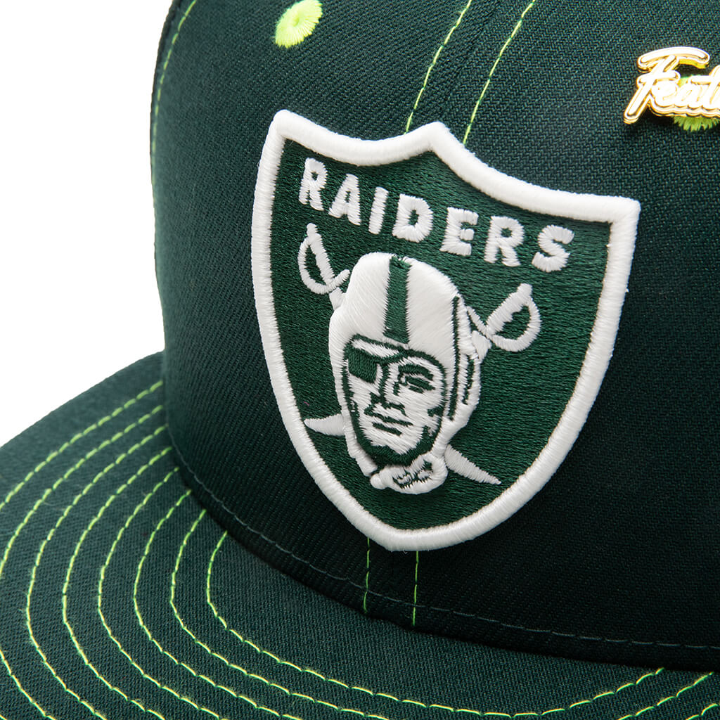 Feature x New Era "Night Vision" 59FIFTY Fitted - Las Vegas Raiders
