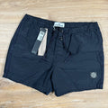 Stone Island Nylon Metal Button Swim Shorts in Navy Castmark