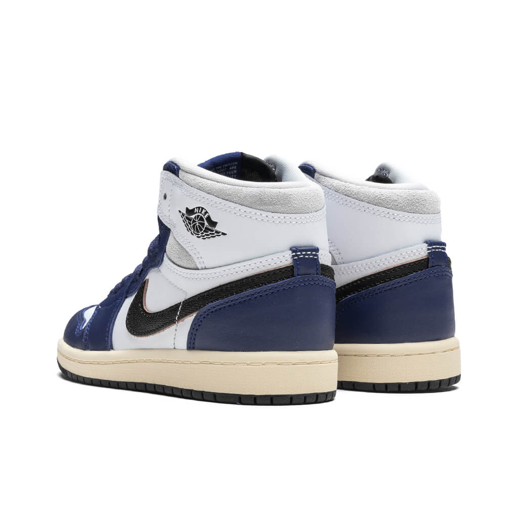 Air Jordan 1 Retro High OG 'Rare Air' (PS) - White/Black/Neutral Grey/Deep Royal Blue