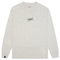 Flight Essentials '85 L/S T-Shirt - Oatmeal Heather/White