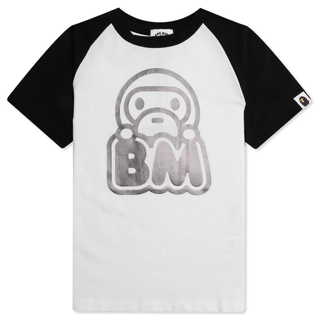 Kid's Baby Milo Raglan Tee - White