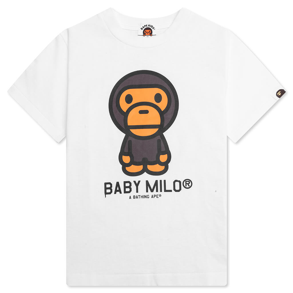 Kid's Baby Milo Tee - White