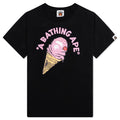 Kid's Ice Cream Tee - Black