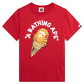Kid's Ice Cream Tee - Red
