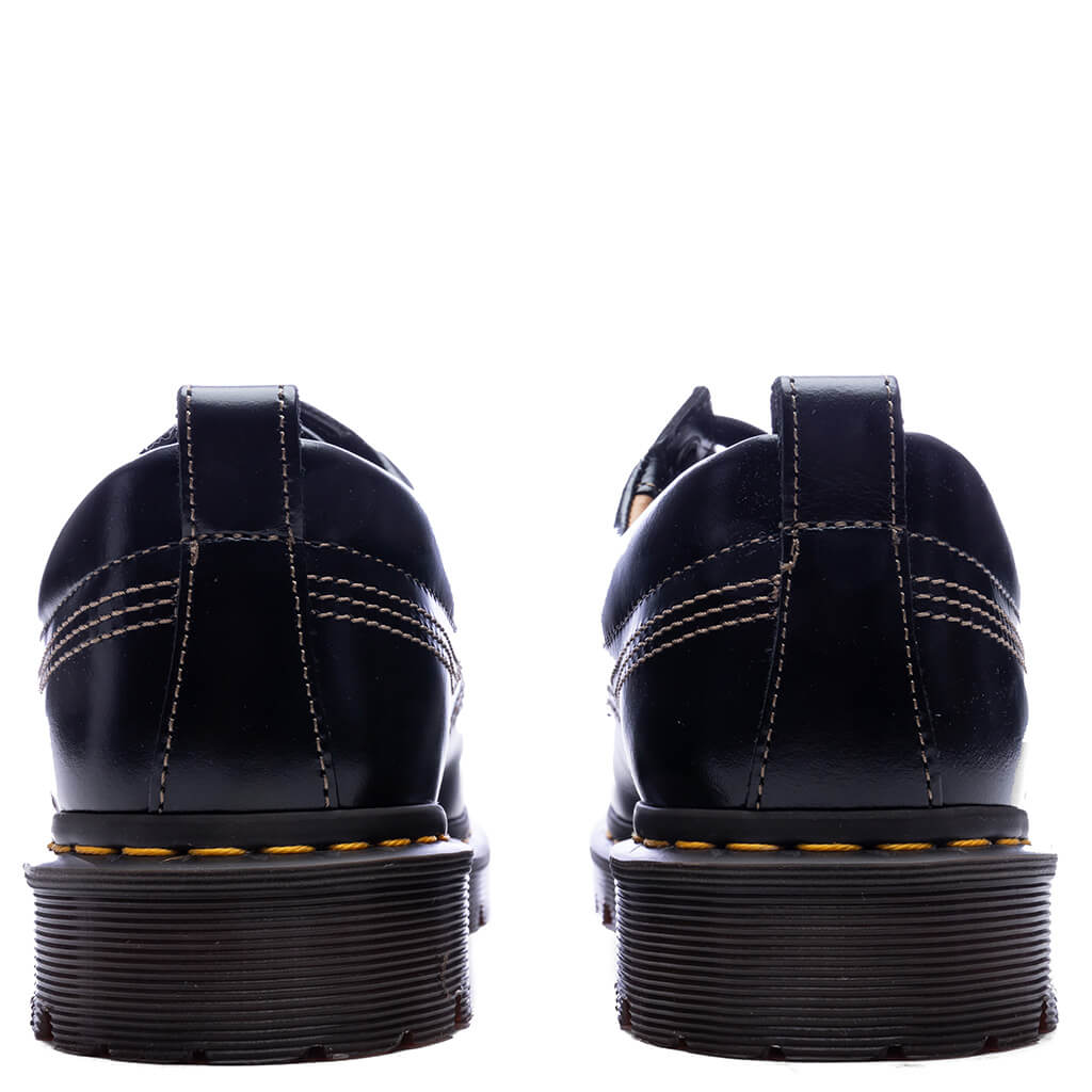 Lowell Leather Moc Toe - Black