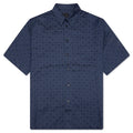 Shiny Monogram 72 Denim Shirt - Grey/Blue
