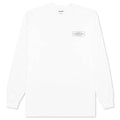 Bar & Shield L/S C-Tee - White