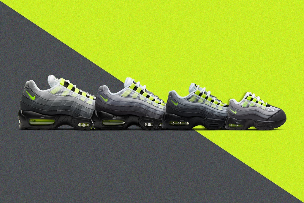 Air Max 95 OG (PS) - Black/Neon Yellow