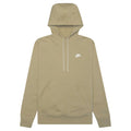Sportswear Club Fleece Pullover Hoodie - Limestone/White