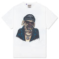 Oct Biker Dog Tee - Light Archival White
