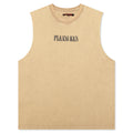 Onyx Sleeveless Shirt - Tan