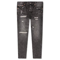 P003 - Black Vintage Distress