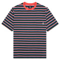 Mini Stripe Crew - Red