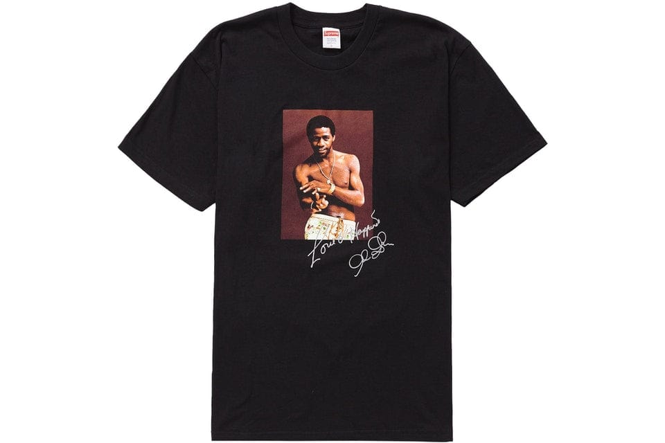 SUPREME AL GREEN TEE BLACK