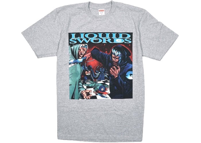 SUPREME LIQUID SWORDS TEE GREY