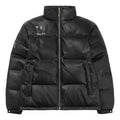 Thug Club Leather Puffer Jacket (Duck Down) 'Black' TC23PA0303