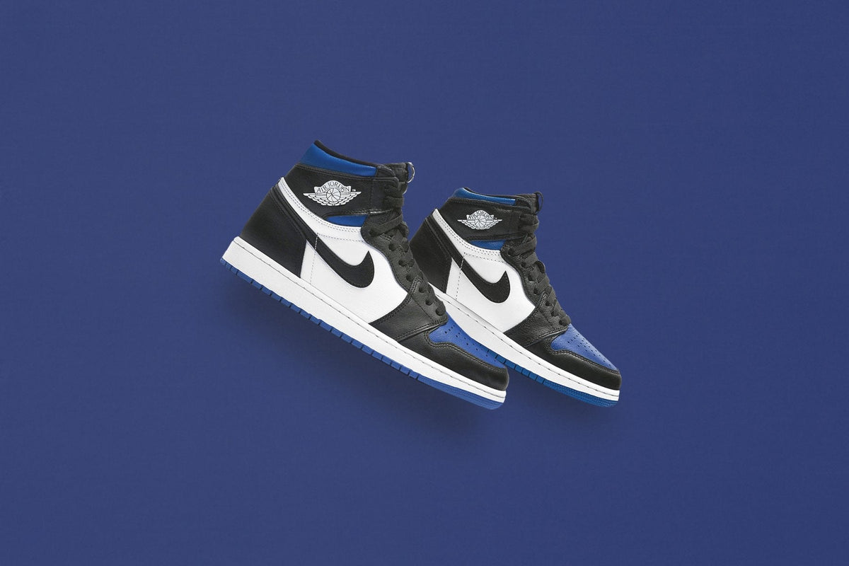 Air Jordan 1 Retro High OG (GS) "Royal Toe" - Black/White/Game Royal