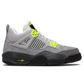 Air Jordan 4 Retro "Neon" (GS) - Cool Grey/Volt/Wolf Grey/Anthracite