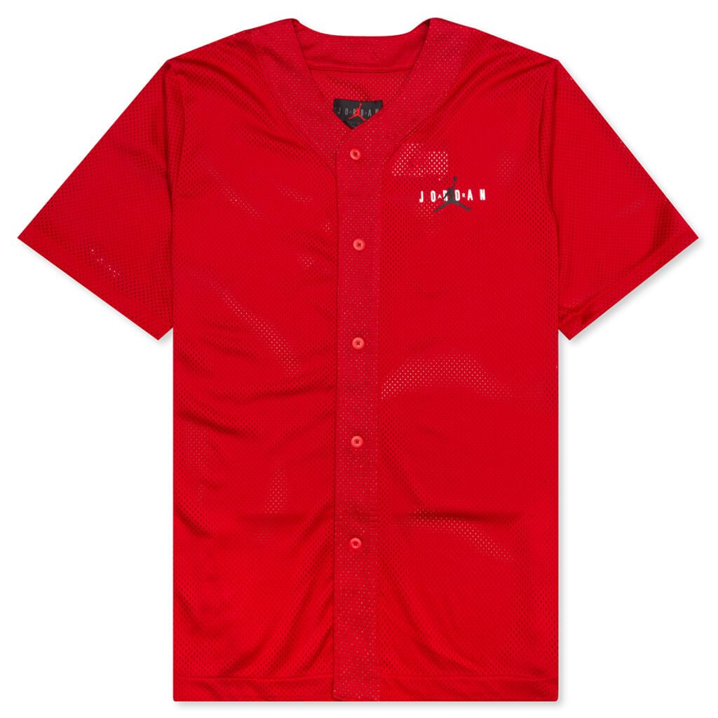 Air Jordan Jumpman Air Jordan Mesh Jersey - Gym Red/Black