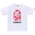 BAPE ABC CAMO BIG HEAD T-SHIRT WHITE/PINK
