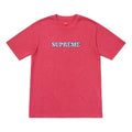 Supreme FW18 Floral Logo Tee Dusty Red Logo Tee SUP-FW18-314