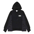 Nike x sacai Logo Printing Splicing Contrasting Hoodie Asia Sizing 'Black' CZ4695-010