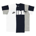(WMNS) Nike x sacai NRG Splicing logo Colorblock T-Shirt 'Navy' CD6311-711