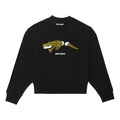 Men's PALM ANGELS Pattern Printing Pullover Black PMBA026E20FLE0081055