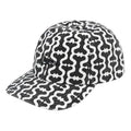 Supreme Monogram S Logo 6-Panel 'Black White' SUP-SS21-861