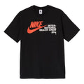 Stussy x Nike US Edition Crossover Alphabet Logo Sports Short Sleeve Unisex Black DD3070-010
